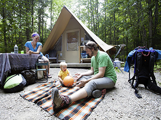Camping du parc national du Fjord-du-Saguenay
