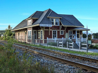 Vieille gare de Rivière-Bleue - Bas-Saint-Laurent