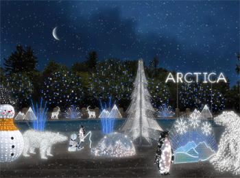 Arctica, crédit photo: Leblanc Illuminations Canada pour Parc Safari