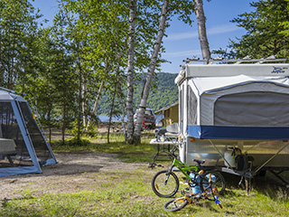Camping de la réserve faunique de Portneuf