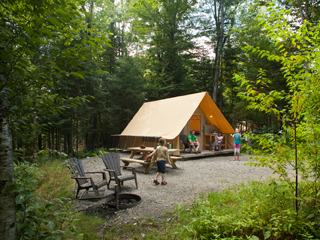 Camping du parc national du Mont-Mégantic