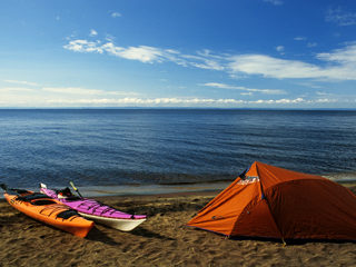 Camping du parc national de la Pointe-Taillon
