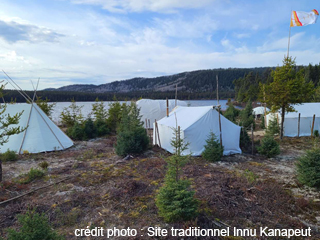 Site traditionnel Innu Kanapeut