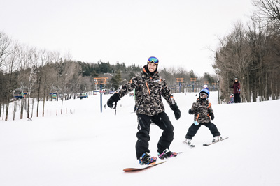 Skiez en famille à Mont Rigaud