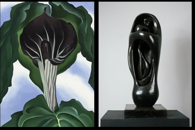 Georgia O’Keeffe et Henry Moore : géants de l’art moderne