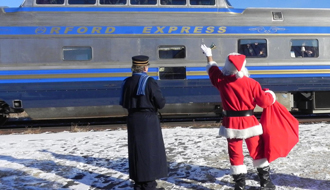 Venez rencontrer le père Noël / crédit photo : Train touristique Orford Express