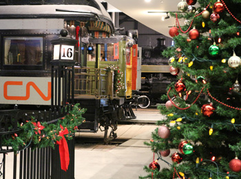 Noël ferroviaire à Exporail