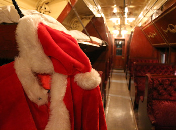 Père Noël Train de Noël Exporail