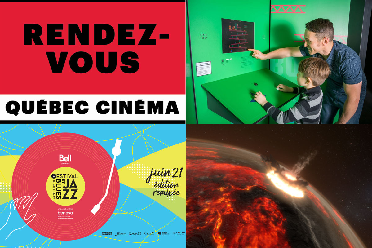 Cinéma, jeux et musique à l’honneur chez les festivals et attractions du Québec