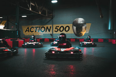 Le divertissement ultime chez Action 500 Karting & Paintball