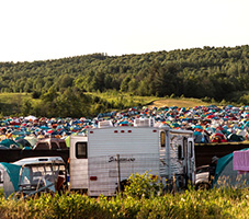 Des festivals où camper au Québec
